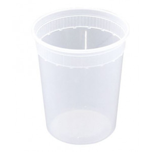 32oz Natural LDPE Deli Containers SD5032Y (480/cs)