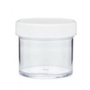 2oz Natural PP Straight Sided Jar Assembled w/53-400 F-217 Lined Cap (588/cs)
