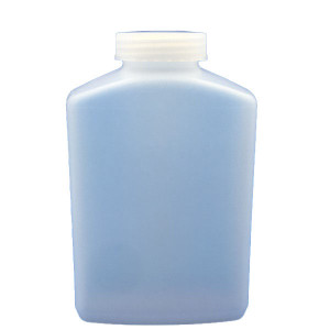 1000ml SMART Natural HDPE  Leakproof Oblong  Bottle, Certified w/53-415 Linerless Cap (75/cs)