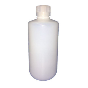 1000ml SMART Natural HDPE Leakproof Narrow Mouth Bottle w/38-430 Linerless Cap, Assembled Only (50/cs)