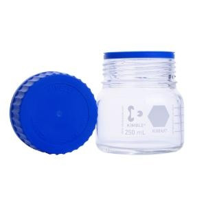 KIMBLE GLS 80 Cap and Pour Ring  PP, blue (4cs)