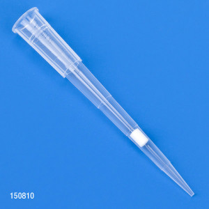 Certified Filter Pipette Tip, 1-20uL, Low Retention, Universal, Graduated, 54mm, STERILE, Racked, 96/Rack, 10 Racks/Box