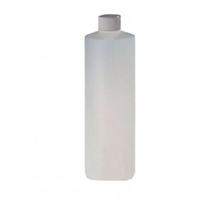 16oz Natural HDPE Cylinder Assembled w/24-410 F-217 Lined Cap (12/cs)