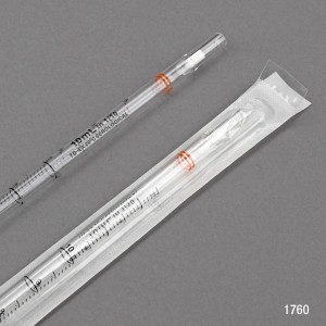 Serological Pipette, 10mL, PS, Standard Tip, 345mm, Non-Sterile, Orange Band, 25/Pack, 10 Packs/Case (CS/250)