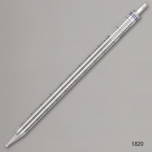 Serological Pipette, 50mL, PS, Standard Tip, 345mm, STERILE, Black Band, Individually Wrapped, Paper/Plastic, 100/Dispenser Box