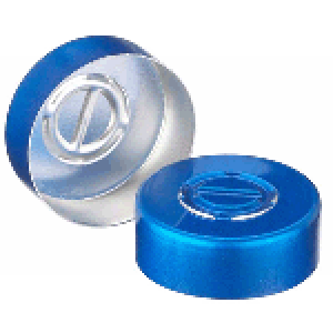 Blue Aluminum Center Disc Tear Out Unlined Seal (1000/cs)