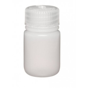 30mL Wide Mouth HDPE Bottle, 28-415 PP Screw Thread Closure {Lab Grade} (72cs)