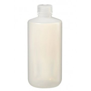 500mL Narrow Mouth LDPE Bottle, 28-415 PP Screw Thread Closure {Packaging Grade} (125/cs)