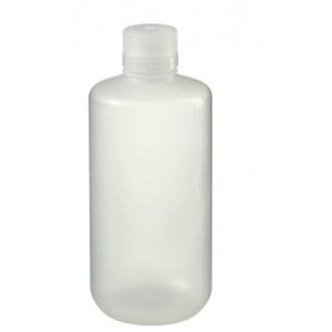 1000mL Narrow Mouth LDPE Bottle, 38-430 PP Screw Thread Closure {Packaging Grade} (50/cs)