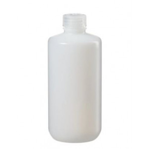 500mL Narrow Mouth HDPE IP2 Bottle, 28-415 PP Screw Thread Closure (125/cs)