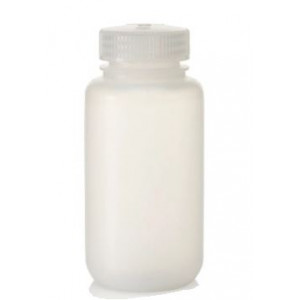 250mL Wide Mouth PPCO Bottle, 43-415 PP Screw Thread Closure {Packaging Grade} Precleaned & Certified (250/cs)