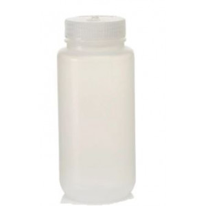 500mL Wide Mouth PPCO Bottle, 53-415 PP Screw Thread Closure {Packaging Grade} (125/cs)