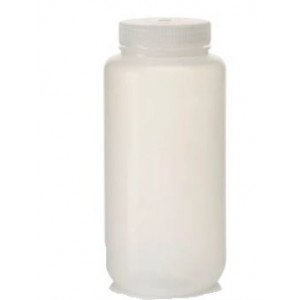 1000mL Wide Mouth PPCO Bottle, 63-415 PP Screw Thread Closure {Packaging Grade} (50/cs)