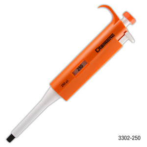 Pipette, Diamond, Fixed Volume, 250uL, Orange