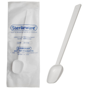 4.93mL (1 Tsp) Sterileware Sampling Spoon (200/cs)