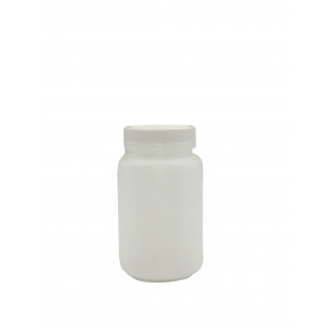 16oz/500mL Natural HDPE WM Packer w/89-400 Cap, A1 Certified, Bar Coded, Labeled (24/cs)