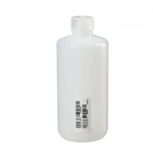 500mL Nalge Natural HDPE Narrow Mouth Bottle {Certified} (48/cs)