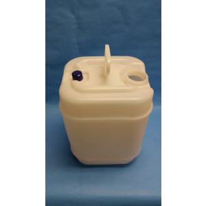 5 Gallon Natural HDPE Rectangular w/Swing Handle  70mm TE Neck w/28mm Vent Cap UN Embossed (3H1/Y1.8/100)