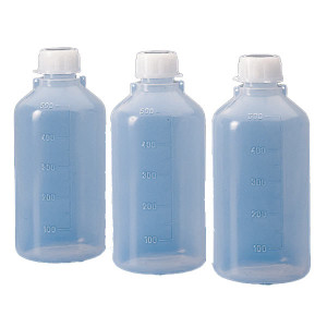 Bottle with Screwcap, Narrow Mouth, LDPE, Graduated, 50mL, 100/Bag, 4 Bags/Unit