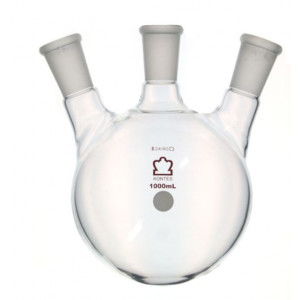 Angled Three Neck Heavy Wall Round Bottom Flask (Each)