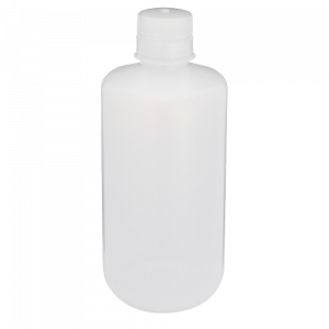 1000ml Narrow Mouth, LDPE, Bulk Packed w/ Bottles and 38-430 Caps Bagged Separately  50cs