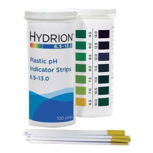 Hydrion (9600) Spectral 6.5-13.0 Plastic pH Strip