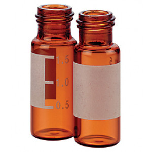 2mL, Amber Glass I-D?, 12x32mm, Flat Base, 8-425 Screw Thread Vial (100/pk)