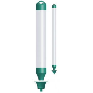 1.5" X 3' Clear PVC WM Bailer, Weighted Ecopro (24/cs)