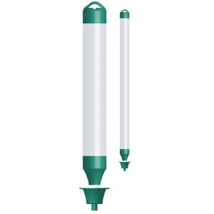 1.5" X 1' Clear PVC WM Bailer, Weighted Ecopro WM PVC (48/cs)