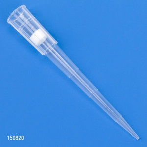 Filter Pipette Tip, 1 - 200uL, Certified, Universal, Low Retention, Graduated, 54mm, Natural, STERILE, 96/Rack, 10 Racks/Unit