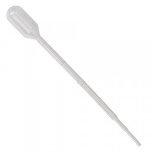 Transfer Pipet, 3.0mL, Small Bulb, Graduated to 1mL, 140mm, 500/Dispenser Box