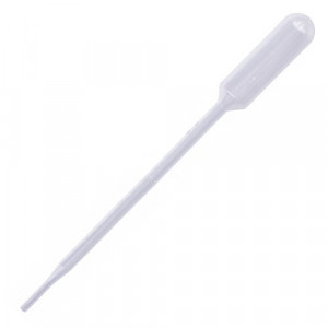 Transfer Pipet, 5.0mL, Large Bulb, Graduated to 1mL, 145mm, STERILE, Individually Wrapped, Cellophane Pack, 100/Pack