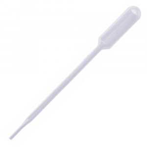 Transfer Pipet, 5.0mL, Large Bulb, Graduated to 1mL, 145mm, STERILE, Cellophane Wrap, 10/Bag, 10 Bags/Unit