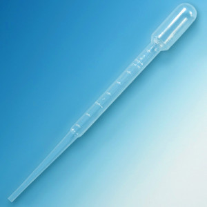 Transfer Pipet, 5.0mL, General Purpose, Graduated to 2.25mL, 150mm, 500/Dispenser Box