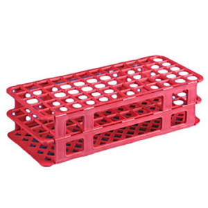 Rack, Tube, 16/17mm, 60-Place, PP, Red