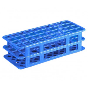 Rack, Tube, 20/21mm, 40-Place, PP, Blue