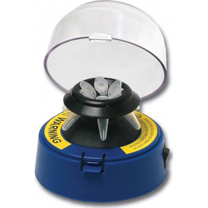 Mini-Centrifuge with 2 Rotors, Blue, 230V