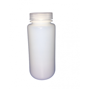 500ml SMART Natural HDPE Leakproof Wide Mouth Bottle w/53-415 Linerless Cap w/Assembled Only, Repack (12/Pack, 48/Case)