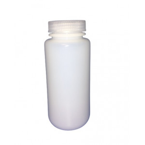 500ml SMART Natural HDPE Leakproof Wide Mouth Bottle w/53-415 Linerless Cap , Certified, Repack (18/cs)