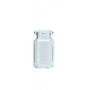 6mL Clear Headspace Crimp Vial, Flat Bottom, Beveled Top 22 x 38mm (1000/pk)