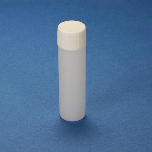 Scintillation Vial, 6.5mL, PE, with Attached White Screw Cap, 1000/Unit