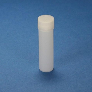 Scintillation Vial, 4mL, PE, with Attached White Screw Cap, 1000/Unit