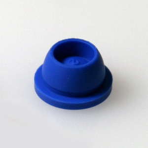 Cap, Plug, 12/13mm, Santoprene, for Vacuum and Test Tubes, BLUE, 1000/Pack