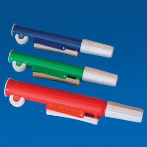 Pipette Filler, Quick-Release for up to 25mL Pipettes, Red