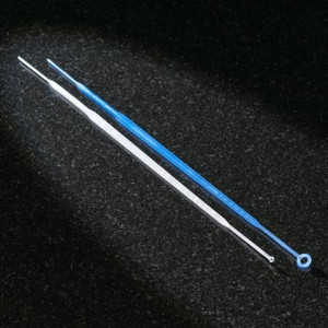 Inoculation Loop, Flexible, 1uL with Needle, STERILE, Natural, 20/Peel Pack, 50 Packs/Unit