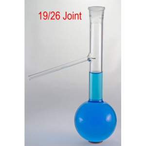 Distillation Flask, 200mL, Herzog®,19/26 Joint, D86 (6/pk)