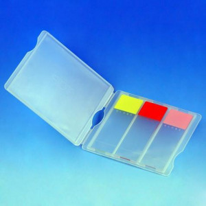 Slide Mailer, Polypropylene, for 3 Slides, Natural, 100/Unit