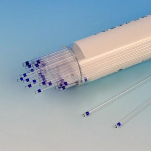 Capillary Tube, Microhematocrit, 100% PLASTIC, Blue Tip, Plain, 100/Vial, 10 Vials/Unit