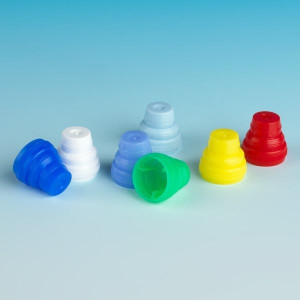 Cap, Plug, Multi-Fit for most 10mm, 12mm, 13mm and 16mm Tubes, Dark Blue, 1000/Unit