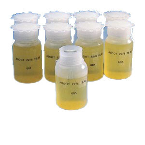 Bottle with Screwcap, Wide Mouth, Round, Graduated, LDPE (Cap: PP), 50mL, 100/Bag, 4 Bags/Unit
